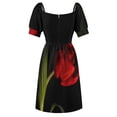 thumbnail image 6 of Red tulip from Holland Sleeveless Dress Dress for girls women dress elegant guest wedding, 6 of 7
