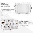 thumbnail image 2 of GZHJMY Cute Arctic Animals Large Storage Basket 1 Pack,Collapsible Toy Storage Box Waterproof Laundry Basket with Handle for Home Closets, Offices, Bedroom, 2 of 6