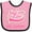 Pink and Black, variant on Inktastic Cute Like My Gammy Girls Baby Bib