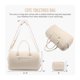thumbnail image 2 of Bolsa de viaje, bolsa de fin de semana con bolsa de artículos de tocador, bolsa de viaje con compartimento para zapatos, bolsa de gimnasio con bolsillo húmedo, bolsas de hospital para mamá, 2 of 5