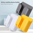 thumbnail image 4 of Hanging Holder Punch-free Multifunctional Reversed Charging Hole Wall Mounted Phone Storage Shelf for Home, 4 of 8