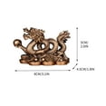 thumbnail image 3 of Dragon Statues for Home Decor,Feng Shui Dragon Statue 2024 Chinese Dragon Figurines New Year Dragon Sculpture 2024 Year Of The Dragon Figurine Ornament Attract Wealth and Good Luck for Office Home, 3 of 4