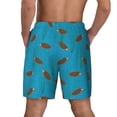 thumbnail image 4 of Goofa Sea Turtle Printed Men's Swim Trunks Board Shorts Quick Dry Mens Swimming Trunks with Compression Liner,Breathable Fit Hawaii Beach Shorts-Medium, 4 of 9