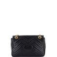 thumbnail image 3 of Pre-Owned GG Marmont Flap Bag Matelasse Leather Medium By Rebag, 3 of 8
