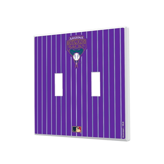 Arizona Diamondbacks 1999-2006 Cooperstown Pinstripe Double Toggle Light Switch Plate