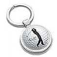 thumbnail image 3 of Biomar Labs 3D Metal Golf Golfer Sport Keyring Key Chain Gift Men Women Keychain Giftbox KK 196, 3 of 4