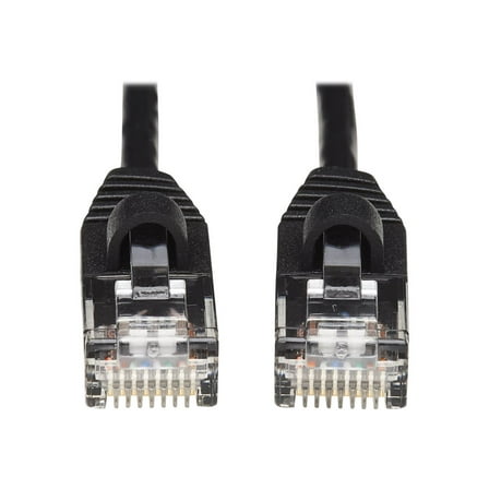 Tripp Lite 10ft Cat6a Snagless Unshielded (UTP) Slim Network Patch Cable Black