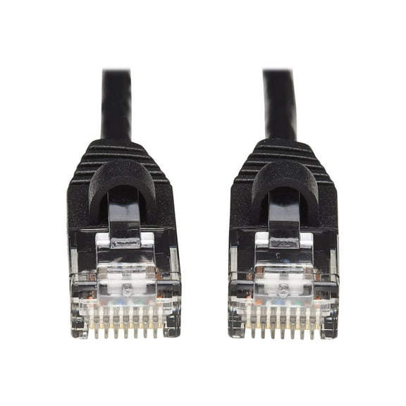 Tripp Lite 10ft Cat6a Snagless Unshielded (UTP) Slim Network Patch Cable Black
