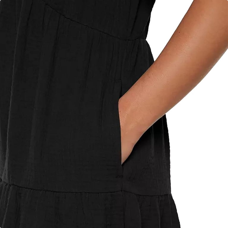 Gap Women's Gauze Dress in Black Size Small - Walmart.com Gap Women's Gauze Dress in Black Size Small - Walmart.com