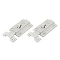 thumbnail image 1 of 2pcs Gate Latch Lock Stainless Steel Sliding Latch Lock Latch Bolt for Door, 1 of 9