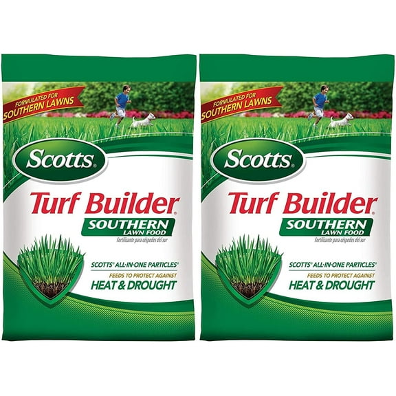 Scotts Turf Builder Southern Lawn Food Granules - For Grasses, Synthetic - 2 Pack, 5,000 sq. ft.