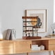 thumbnail image 3 of Brown Biaxial Jewelry Stand Removable Solid Wood Base Ring Storage Box Earring Jewelry Rack Necklaces Rings Jewelry Box, 3 of 5