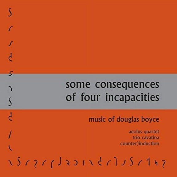 Boyce / Trio Cavatina - Some Consequences of Four Incapacities - Music & Performance - CD