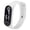 White, variant on LED Digital Watch for Students Men Women Unisex Sport Wristwatch with Silicone Strap Black Plastic Case Touch Screen Casual Everyday Wear 0.47 inches / 1.2 cm Dial Thickness Minimalist Design