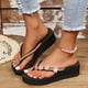 thumbnail image 2 of Moda 2022, zapatos planos de tacón medio, zapatillas informales para la playa, chanclas, sandalias, zapatos para el hogar, zapatillas de talla grande para mujer37 Gao Jinjia LED, 2 of 2