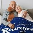 thumbnail image 3 of Retirement Gifts for Women 2025 - Best Cool Funny Retirement Gifts for Woman - Farewell Present for Coworkers Teacher Nurse Mom - Retired Party Decorations - Happy Retired Blanket 50"x60" Red, 3 of 7