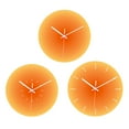 thumbnail image 5 of Wall Clocks, 12inch Gradient Glass Wall Clock Silent Modern Analog Clock, Battery Operated Sunset Wall Clocks for Living Room, Kitchen, Home Decoration, 5 of 9