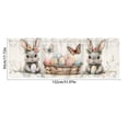 thumbnail image 3 of Easter Bunny and Egg Pattern Washable Polyester Window Valance for Kitchen Bathroom Living Room Bedroom Spring Decor, 3 of 6