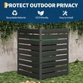 thumbnail image 4 of Garvee Outdoor Privacy Screen 2 Panels, 38.7''W x 49.6''H Decorative Air Conditioner Fence, Black, 4 of 8