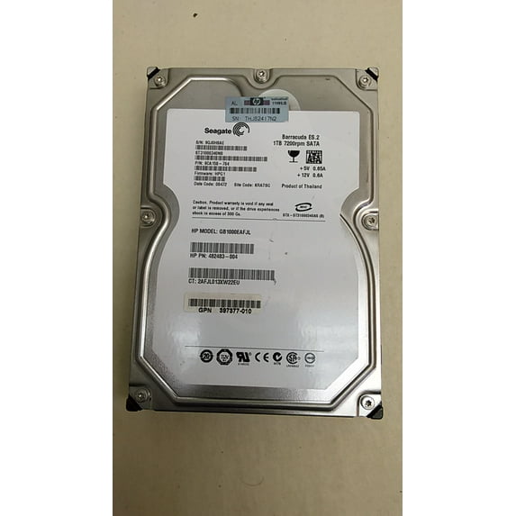 Pre-Owned Seagate HP Barracuda ST31000340NS 1 TB 3.5" SATA II Enterprise Drive (Good)
