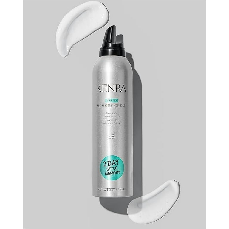 Kenra Nitro Memory Crème 18, 8 oz, Firm Hold, 3-Day Style Memory