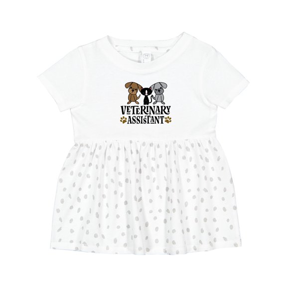 Inktastic Veterinary Assistant Vet Tech Girls Baby Dress