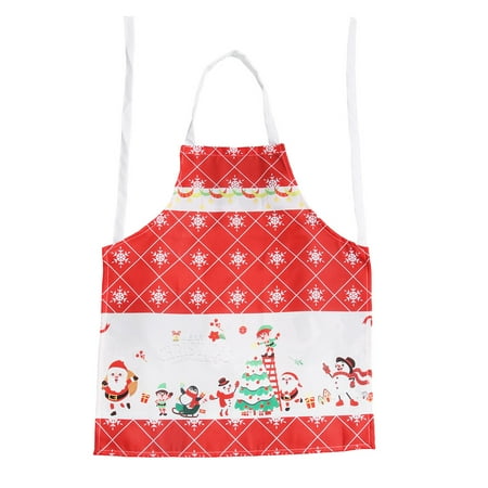 

Christmas Holiday Apron Polyester Merry Christmas Aprons Unisex Chef Aprons