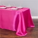 thumbnail image 1 of Mantel Rectangular de satén, Mantel de poliéster lavable, resistente a las manchas, para boda, Buffet y fiesta qym unisex, 1 of 2