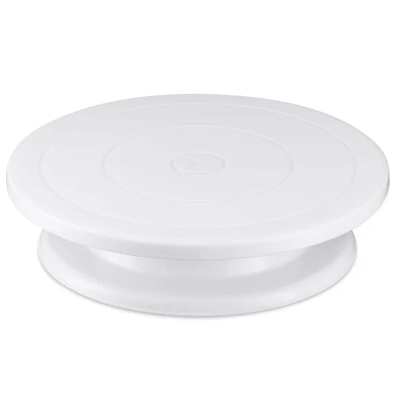 6pcs Cake Turntable Stand Cake Decoration Accessories DIY Mold Rotating Stable Anti-skid Round Cake Table Kitchen Baking Tools