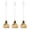 Amber, variant on Kiven H-Type Track Lighting Light fixture, Adjustable Length,1-Light Modern Glass Halo Track Pendant Light, , E26 Socket