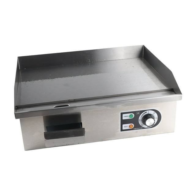 Electric Griddle, Fast Heating Electric Countertop Griddle US Plug 110V 2000W Anti Slip for Canteens