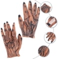 thumbnail image 4 of Creepy Gloves Werewolf Gloves Festive Atmosphere Creation Masquerade Adults PVC 1 Pair, 4 of 5