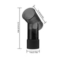 thumbnail image 4 of Seitruly Difusor de secador de pelo, secador de pelo, rodillo rizado, difusor de plástico, herramienta de peinado Cuidado del cabello negro Seitruly CE000347-04B, 4 of 6