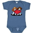 thumbnail image 3 of Inktastic Beagle Heartfelt Duo Boys or Girls Baby Bodysuit, 3 of 5