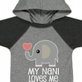 thumbnail image 4 of Inktastic My Nani Loves Me Grandchild Boys or Girls Baby Bodysuit, 4 of 5
