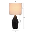thumbnail image 6 of Home Decor Collection Table Lamp, Black Ceramic Finish, 6 of 6