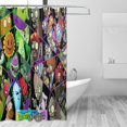 thumbnail image 3 of Plants Vs Zombies Shower Curtain For Bathroom Decor 72x72 Inch Waterproof Bath Curtains Decorative Bathroom Accessories, 3 of 8