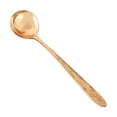 thumbnail image 1 of shyuyusa Daily Home Western Food Pure Copper Long Handle Pattern Spoon Soup Ladle Durable Kitchen Tableware, 1 of 5