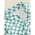 thumbnail image 7 of Suealasg Little Boys Fall Shirt Clothes 6M 1T 2T 3T 4T Toddler Boys Long Sleeve Lapel Neck Button Down Checkerboard Shirt Tops Spring Autumn Clothing for Kids Boys, 7 of 7