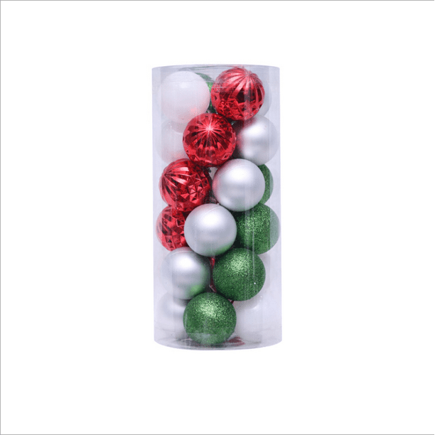 Christmas Balls Ornaments Shatterproof Christmas Tree Decoration Ball For Family Holiday Party Tree Ornaments Hooks Included A Walmart Com Walmart Com