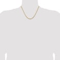 thumbnail image 4 of 14K Yellow Gold Rope Chain Styles Necklace 3.25 mm Diamond-Cut 18 inch, 4 of 4