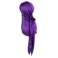 thumbnail image 3 of Sombrero de turbante suave Yinane Gorra de cola larga, 3 of 5