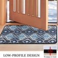 thumbnail image 3 of Blue Geometric Pattern Door Rugs,Washable Non Slip Door Mats Indoor,Decorative Door Mats,Entry Mat Indoor for Entrance,Bedroom,Kitchen,Bathroom,30"x17", 3 of 6