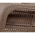 thumbnail image 4 of W Unlimited Saturn Collection Outdoor Garden Patio 3 PC Cappuccino Furniture Conversation Set, 4 of 5