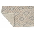 thumbnail image 3 of 9â€™ x 13â€™ Tan Gray Diamond Lattice Modern Area Rug, 3 of 5