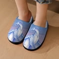 thumbnail image 7 of Kids Dragon Wings Of Fire Slippers Anti-slip Fluffy Fuzzy House Slippers Warm Soft Plush Winter Fluffy House Shoes for Boys Girls, 7 of 7
