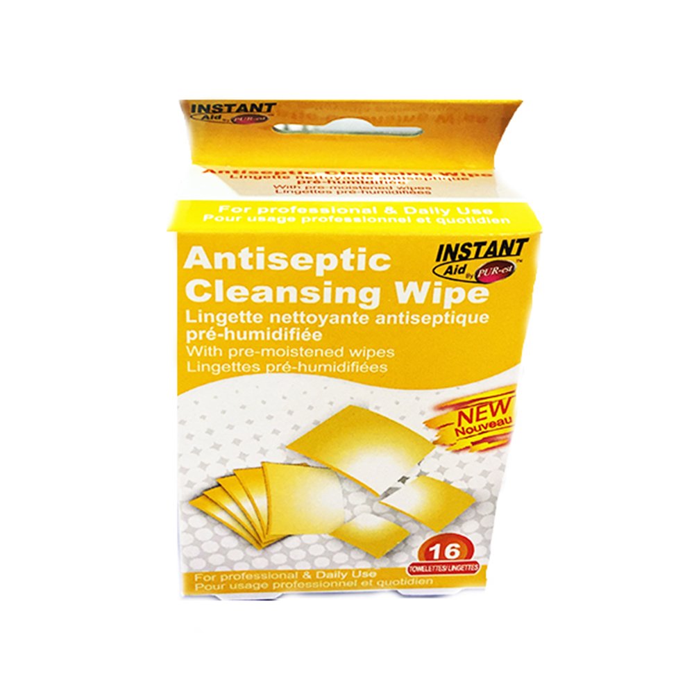 Instant Aid Antiseptic Cleansing Wipe (16 In 1 Pack) 312826 By Purest