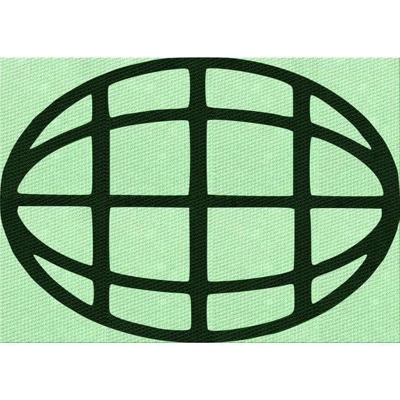 Ahgly Company Machine Washable Indoor Rectangle Transitional Medium Forest Green Area Rugs, 8' x 12'