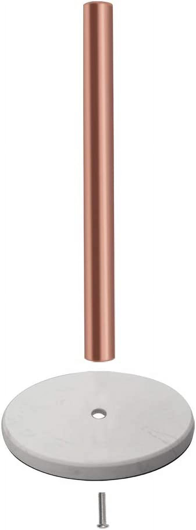 Marble Paper Towel Holder Copper Plated Paper Towel Holder with Marble Base (KZ33 - Bronze)