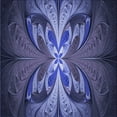 thumbnail image 1 of Ahgly Company Machine Washable Indoor Square Transitional Midnight Blue Area Rugs, 6' Square, 1 of 7